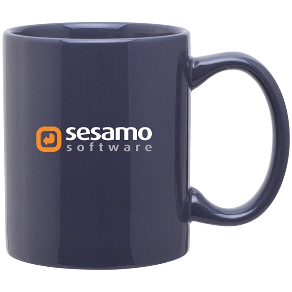 11 oz C-Handle Ceramic Coffee Mug - 11 oz C-Handle Ceramic Coffee Mug - Image 8 of 9