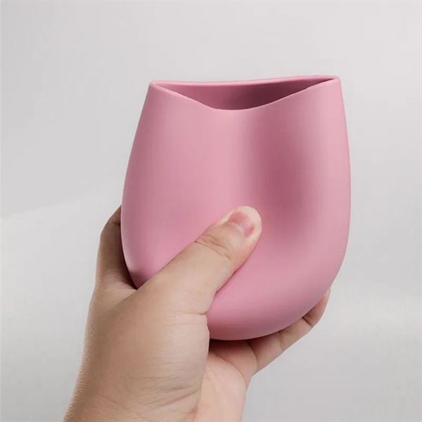 Unbreakable Silicone Wine Glasses Reusable Drinkware Cups - Unbreakable Silicone Wine Glasses Reusable Drinkware Cups - Image 1 of 4