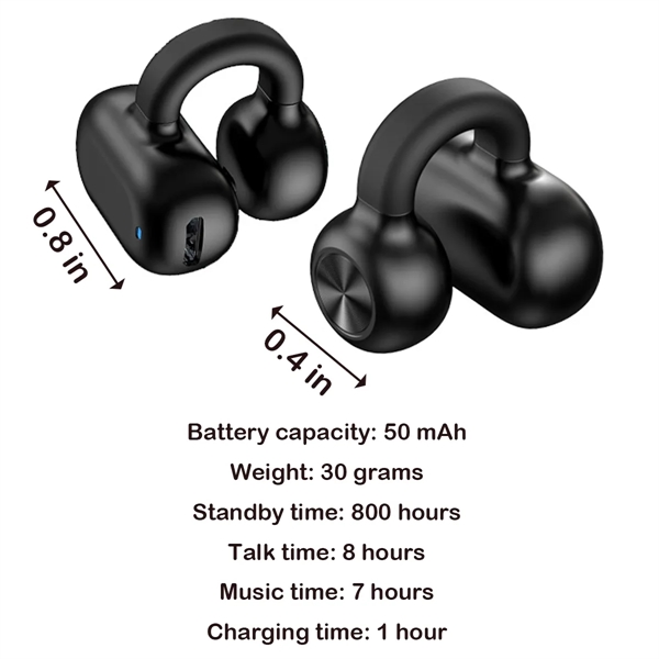 Ear Clip Type Noise Cancellation Headset - Ear Clip Type Noise Cancellation Headset - Image 1 of 4