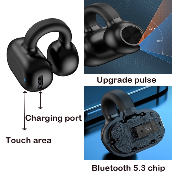 Ear Clip Type Noise Cancellation Headset - Ear Clip Type Noise Cancellation Headset - Image 3 of 4