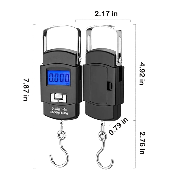 Hand-held Weigh Mini Hanging Scale - Hand-held Weigh Mini Hanging Scale - Image 1 of 3