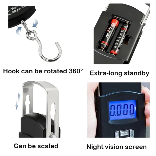 Hand-held Weigh Mini Hanging Scale - Hand-held Weigh Mini Hanging Scale - Image 2 of 3