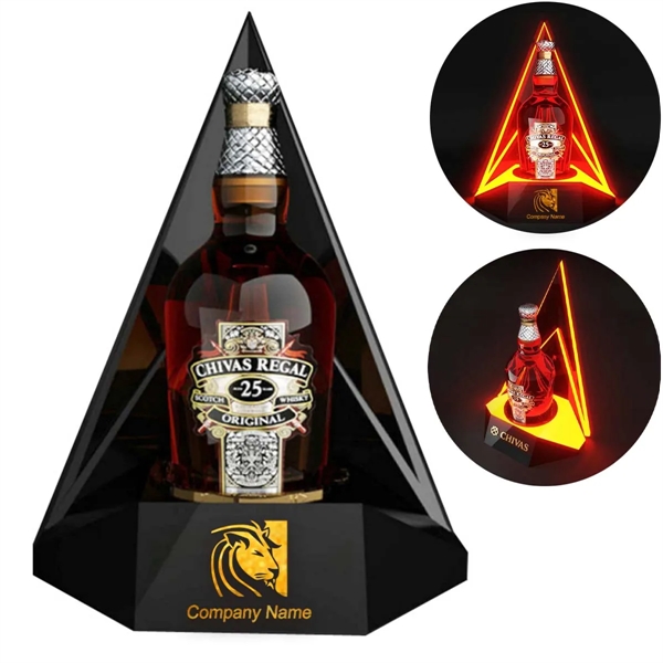 Custom Led Lighted Liquor Bottle Display Shelf - Custom Led Lighted Liquor Bottle Display Shelf - Image 0 of 3