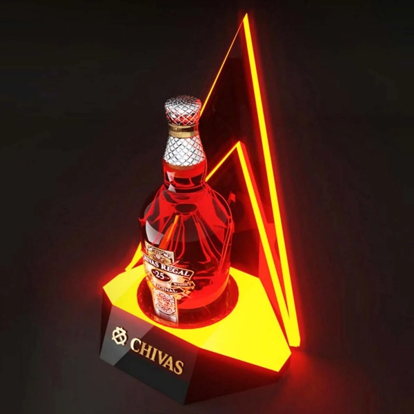 Custom Led Lighted Liquor Bottle Display Shelf - Custom Led Lighted Liquor Bottle Display Shelf - Image 3 of 3