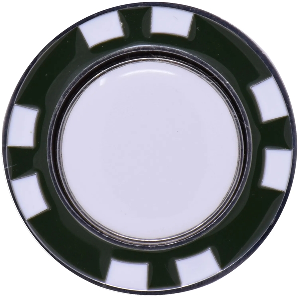 Metal Poker Chip with Magnetic Ball Marker - Metal Poker Chip with Magnetic Ball Marker - Image 6 of 13
