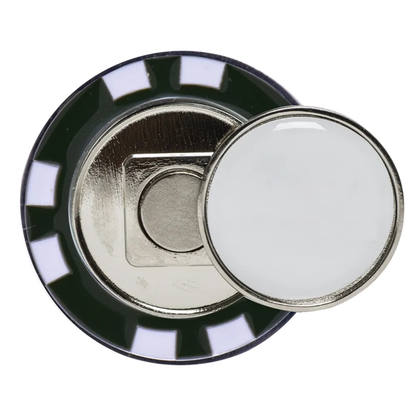 Metal Poker Chip with Magnetic Ball Marker - Metal Poker Chip with Magnetic Ball Marker - Image 7 of 13