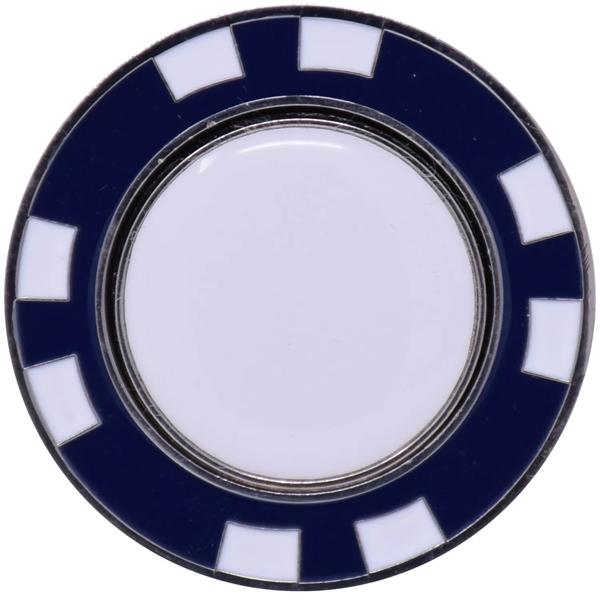 Metal Poker Chip with Magnetic Ball Marker - Metal Poker Chip with Magnetic Ball Marker - Image 8 of 13