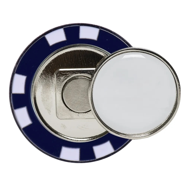 Metal Poker Chip with Magnetic Ball Marker - Metal Poker Chip with Magnetic Ball Marker - Image 9 of 13