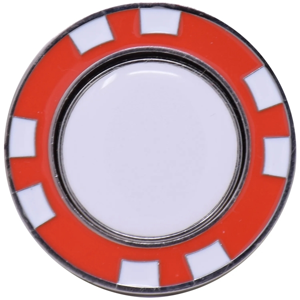 Metal Poker Chip with Magnetic Ball Marker - Metal Poker Chip with Magnetic Ball Marker - Image 10 of 13