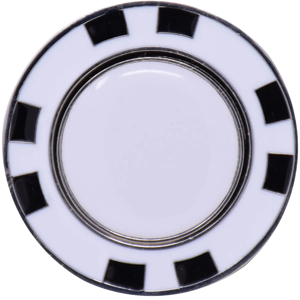 Metal Poker Chip with Magnetic Ball Marker - Metal Poker Chip with Magnetic Ball Marker - Image 12 of 13