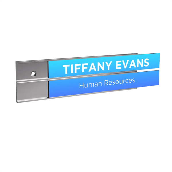 2" x 8" Double Slider Office or Cubicle Sign - 2" x 8" Double Slider Office or Cubicle Sign - Image 0 of 0