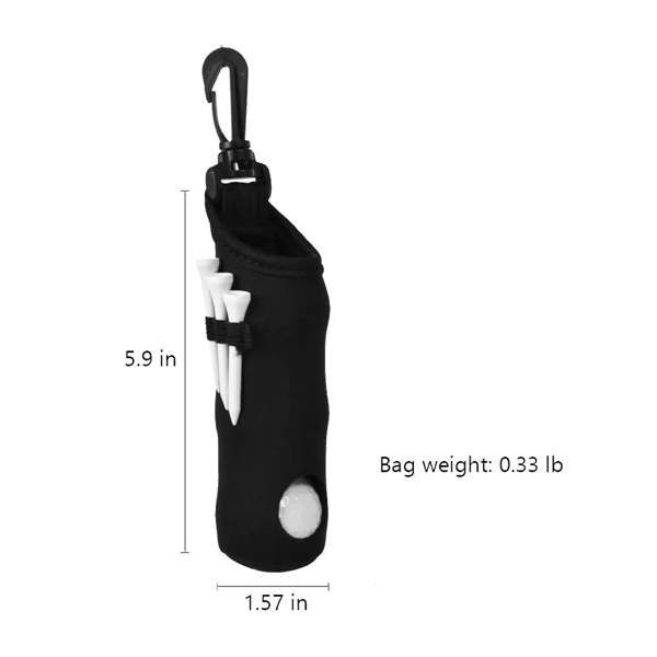 Golf Ball Carry Bag with Light Weight Hook - Golf Ball Carry Bag with Light Weight Hook - Image 1 of 2
