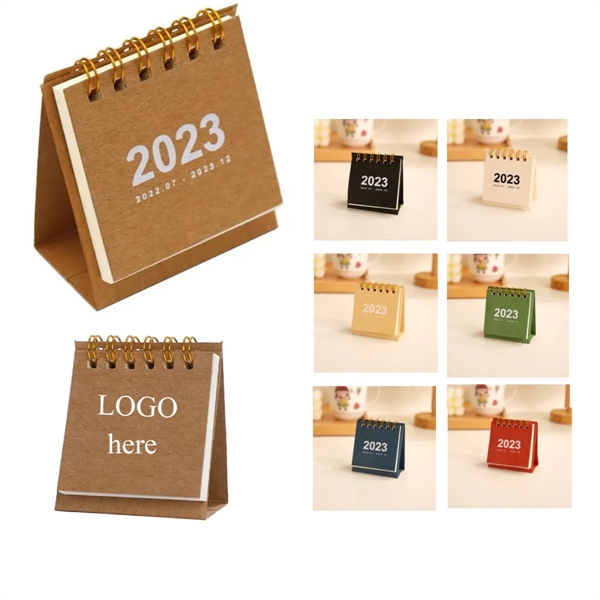 Mini Portable 2023-2024 Desk Calendar - Mini Portable 2023-2024 Desk Calendar - Image 0 of 2