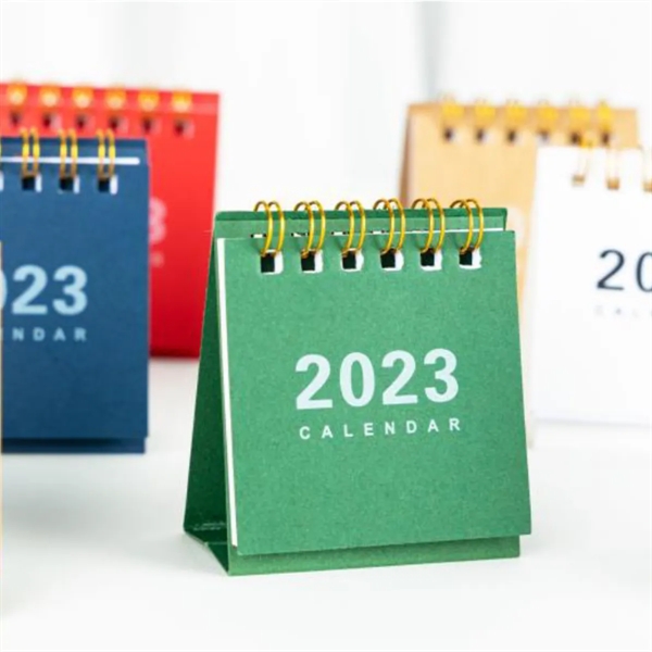 Mini Portable 2023-2024 Desk Calendar - Mini Portable 2023-2024 Desk Calendar - Image 1 of 2