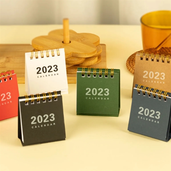Mini Portable 2023-2024 Desk Calendar - Mini Portable 2023-2024 Desk Calendar - Image 2 of 2