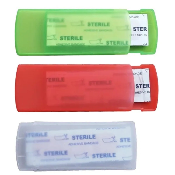 Imprinted Plastic Bandage Dispenser - Imprinted Plastic Bandage Dispenser - Image 2 of 3