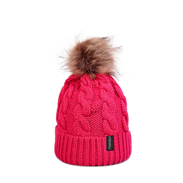 Winter Knitted Warm Hat - Winter Knitted Warm Hat - Image 3 of 9