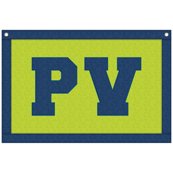 12" x 18" Appliqued Felt Banner - 12" x 18" Appliqued Felt Banner - Image 0 of 6