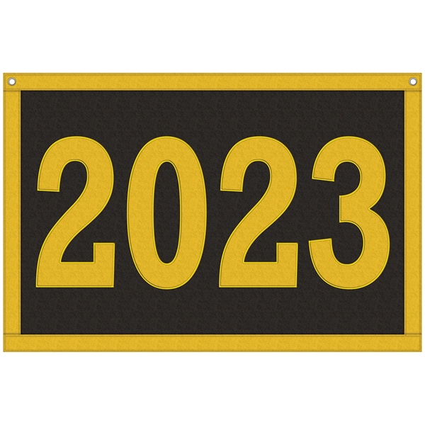 16" x 24" Appliqued Felt Banner - 16" x 24" Appliqued Felt Banner - Image 0 of 6