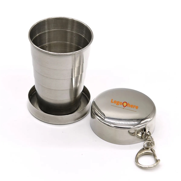 Travel Cup Stainless Steel Folding - Travel Cup Stainless Steel Folding - Image 0 of 3