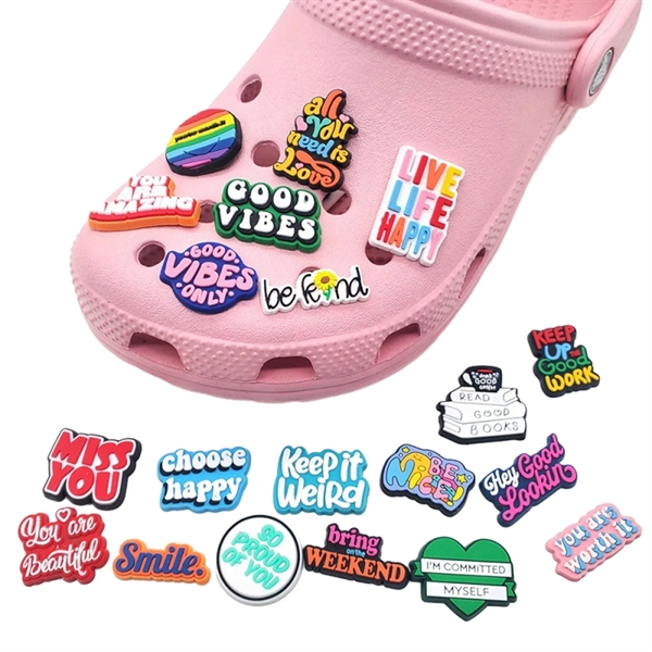 Custom Shape Pvc Shoe Charms -Moq Is 100Pcs - Custom Shape Pvc Shoe Charms -Moq Is 100Pcs - Image 0 of 4