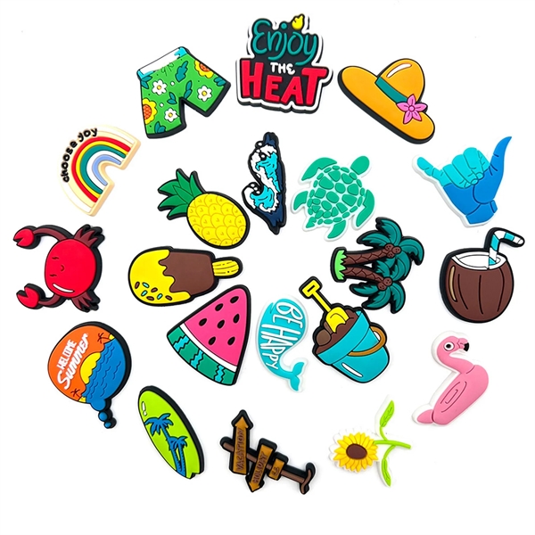 Custom Shape Pvc Shoe Charms -Moq Is 100Pcs - Custom Shape Pvc Shoe Charms -Moq Is 100Pcs - Image 2 of 4