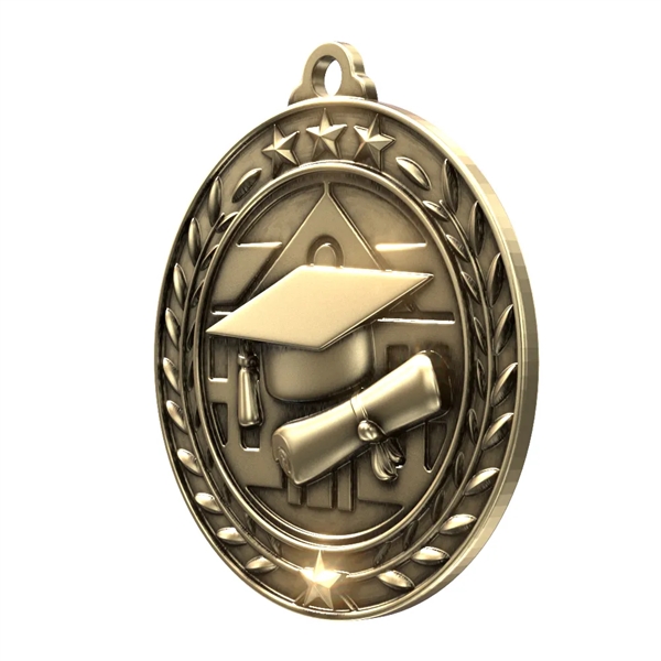 Wreath Award Medal - Graduate - Wreath Award Medal - Graduate - Image 2 of 2