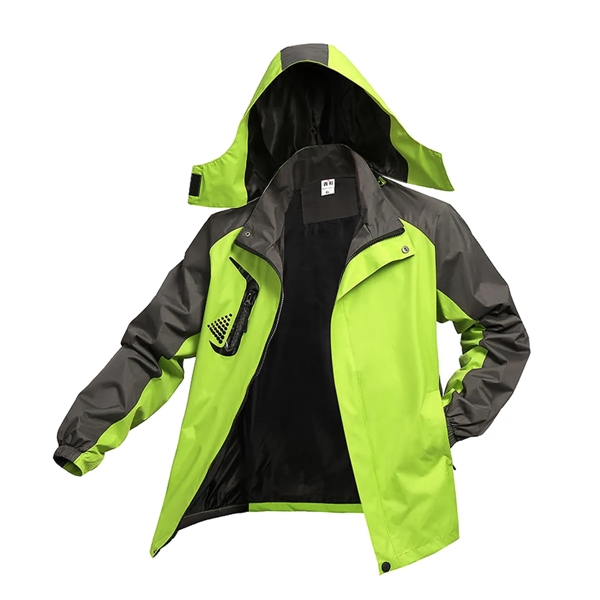 MOQ10 High Quality Outdoor Windproof Jacket - MOQ10 High Quality Outdoor Windproof Jacket - Image 2 of 2