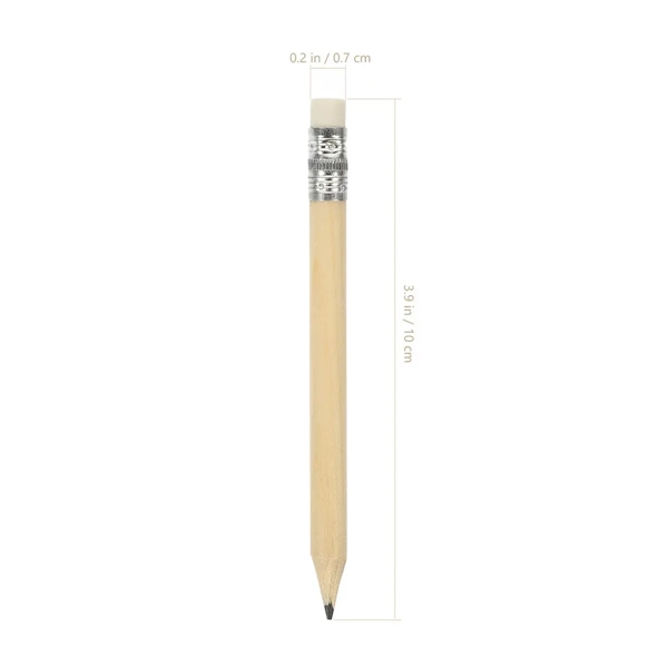 Golf Pencil with Eraser Round Hex Shaped - Golf Pencil with Eraser Round Hex Shaped - Image 2 of 3