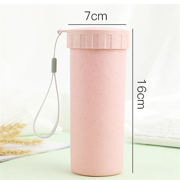 13 oz Wheat Straw Water Bottle - 13 oz Wheat Straw Water Bottle - Image 1 of 1