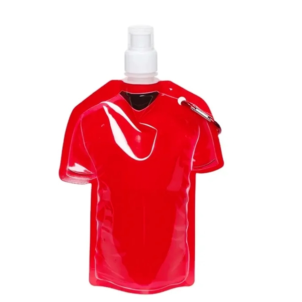 T-Shirt Shaped Collapsible Water Bag - T-Shirt Shaped Collapsible Water Bag - Image 2 of 5