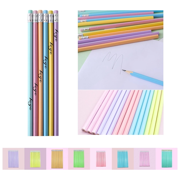 Wooden Pencil With Eraser - Wooden Pencil With Eraser - Image 0 of 2