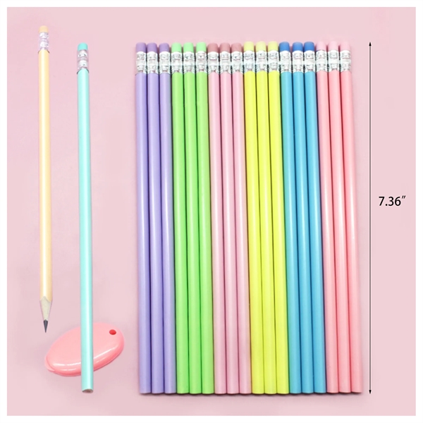 Wooden Pencil With Eraser - Wooden Pencil With Eraser - Image 1 of 2