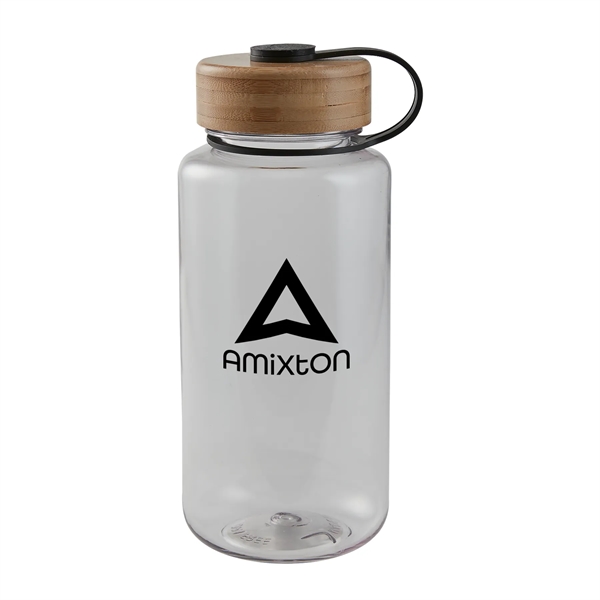 32 oz. Oasis Tritan Water Bottle with Bamboo Lid - 32 oz. Oasis Tritan Water Bottle with Bamboo Lid - Image 2 of 5
