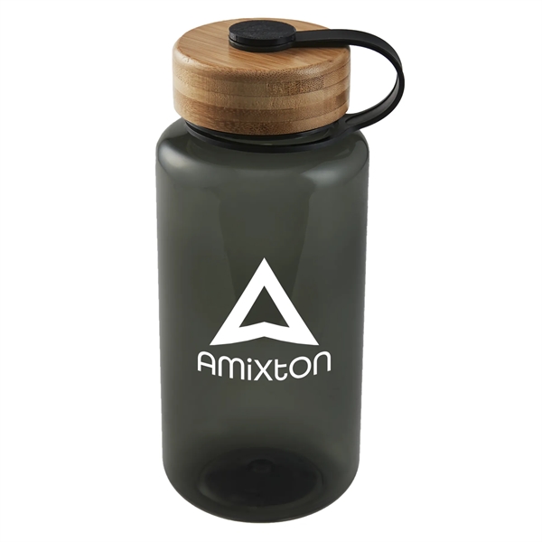 32 oz. Oasis Tritan Water Bottle with Bamboo Lid - 32 oz. Oasis Tritan Water Bottle with Bamboo Lid - Image 4 of 5