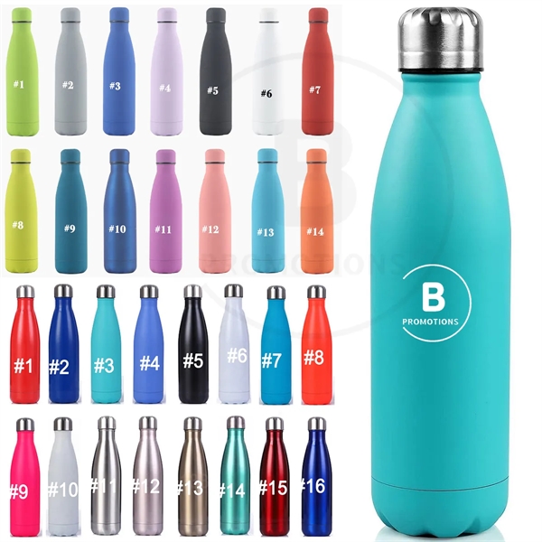 17 oz  Stainless Steel Vacuum Insulated Water Bottle - 17 oz  Stainless Steel Vacuum Insulated Water Bottle - Image 1 of 2