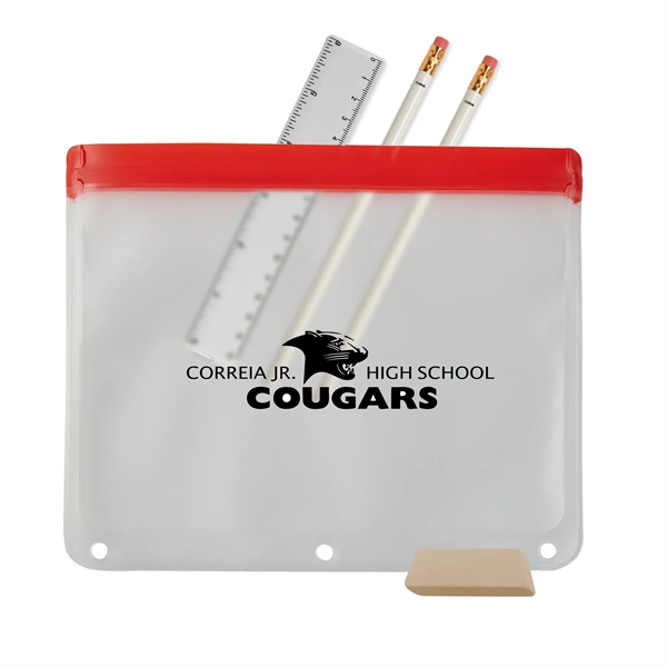 Zip-It™ PEVA School Kit - Blank Contents - Zip-It™ PEVA School Kit - Blank Contents - Image 0 of 4