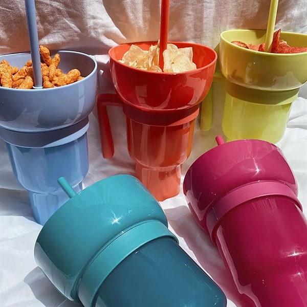 Tumbler with Snack Bowl - Tumbler with Snack Bowl - Image 3 of 3