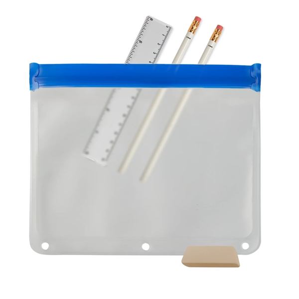 Zip-It™ PEVA School Kit - Blank Contents - Zip-It™ PEVA School Kit - Blank Contents - Image 3 of 4