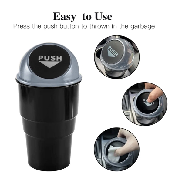 Automotive Cup Holder Trash Can - Automotive Cup Holder Trash Can - Image 5 of 6