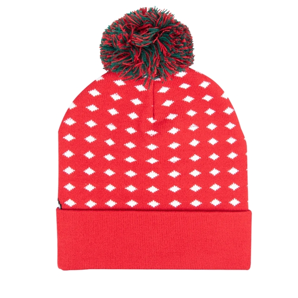 Ugly Sweater Beanie - Ugly Sweater Beanie - Image 1 of 4