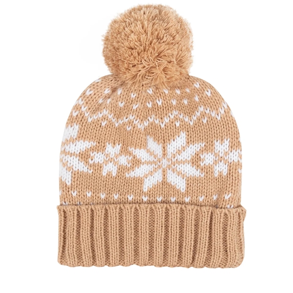 Holiday Pom Beanie - Holiday Pom Beanie - Image 1 of 4