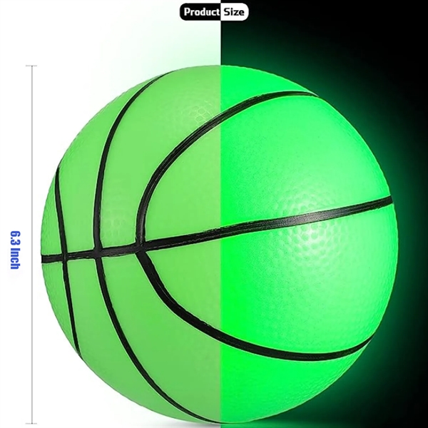6 Inch Glowing Basketball - 6 Inch Glowing Basketball - Image 1 of 5