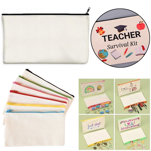 Canvas Pencil Bag - Canvas Pencil Bag - Image 1 of 11