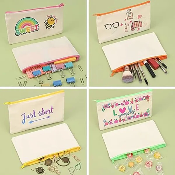 Canvas Pencil Bag - Canvas Pencil Bag - Image 10 of 11