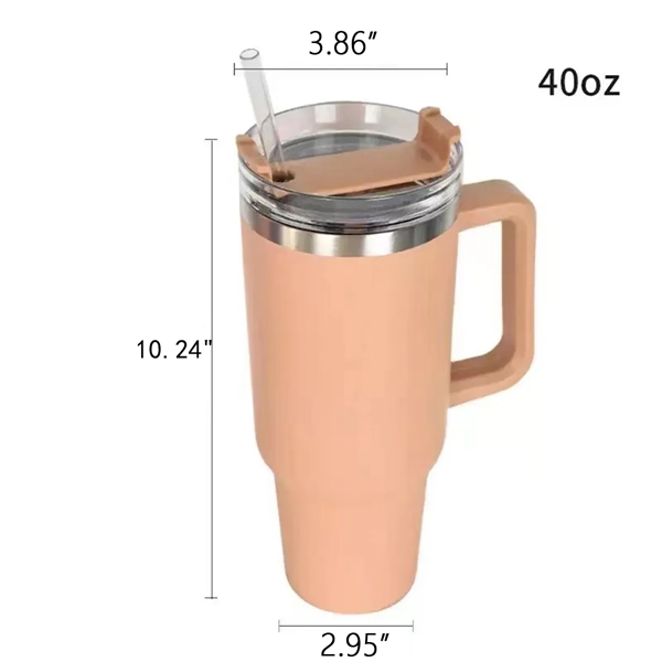 304 Stainless Steel Handle Portable Tumbler - 304 Stainless Steel Handle Portable Tumbler - Image 1 of 1