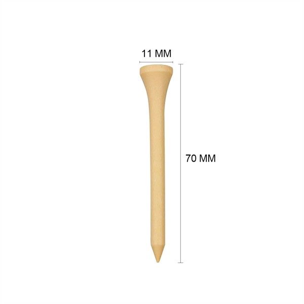 Golf Tees Professional Natural Wood - Golf Tees Professional Natural Wood - Image 1 of 1