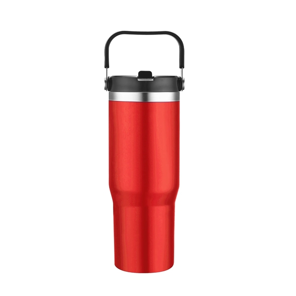 30 OZ. Vacuum Travel Mug with Carrier - 30 OZ. Vacuum Travel Mug with Carrier - Image 4 of 5