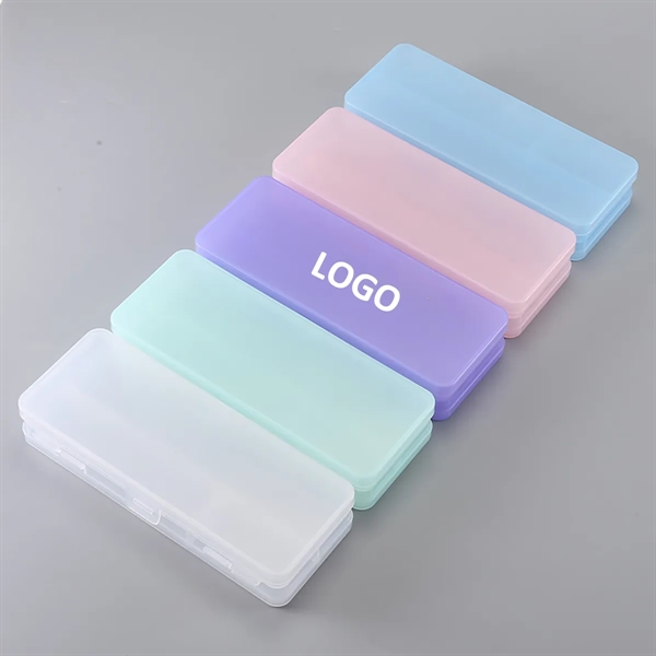 Plastic Pencil Case - Plastic Pencil Case - Image 0 of 2