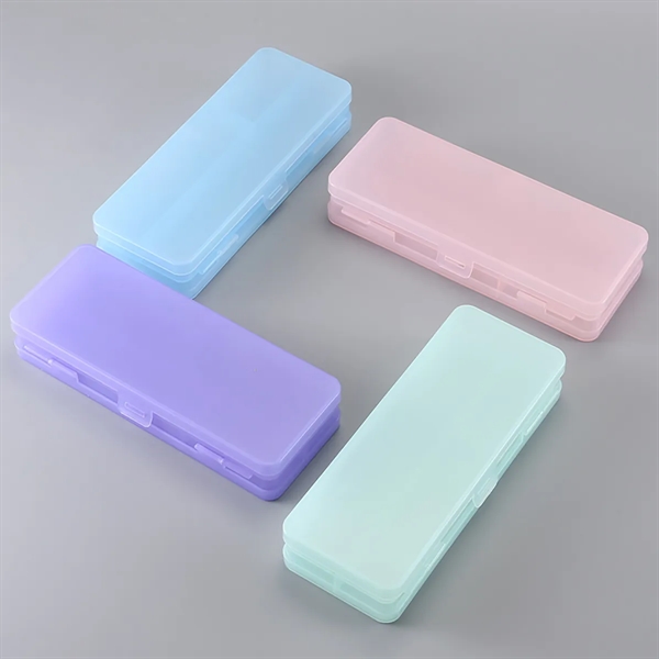 Plastic Pencil Case - Plastic Pencil Case - Image 1 of 2